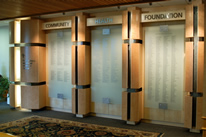 Providence Donor Wall Millwork