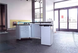 Schneider Museum of Art Desk, Rear View